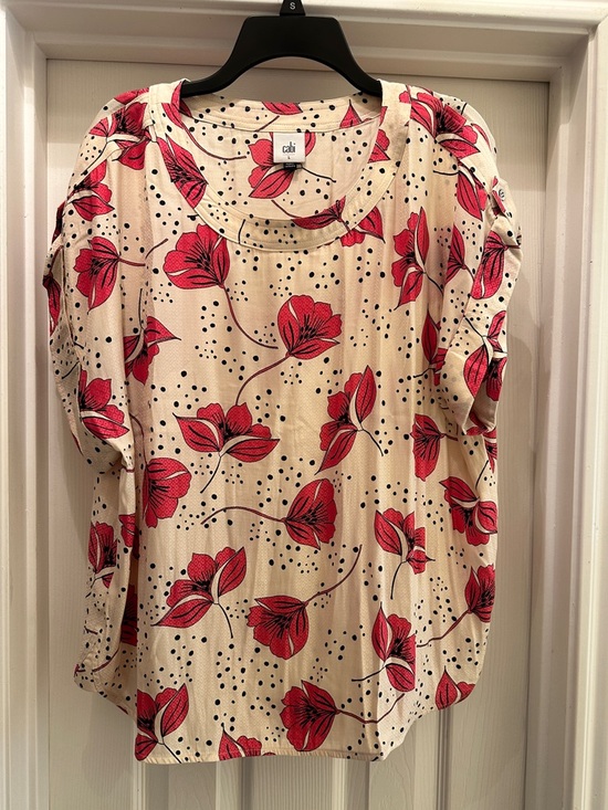 CAbi Tops - Cabi Floral Dot Print | Joyride style 4166 | size L